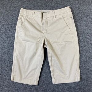Vince. Bermuda‎ Shorts Womens 30 Beige Flat Front Stretch